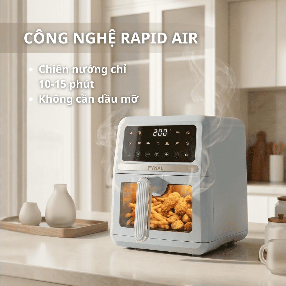 Nồi chiên không dầu Fynal FN-AF501 - Ảnh 4