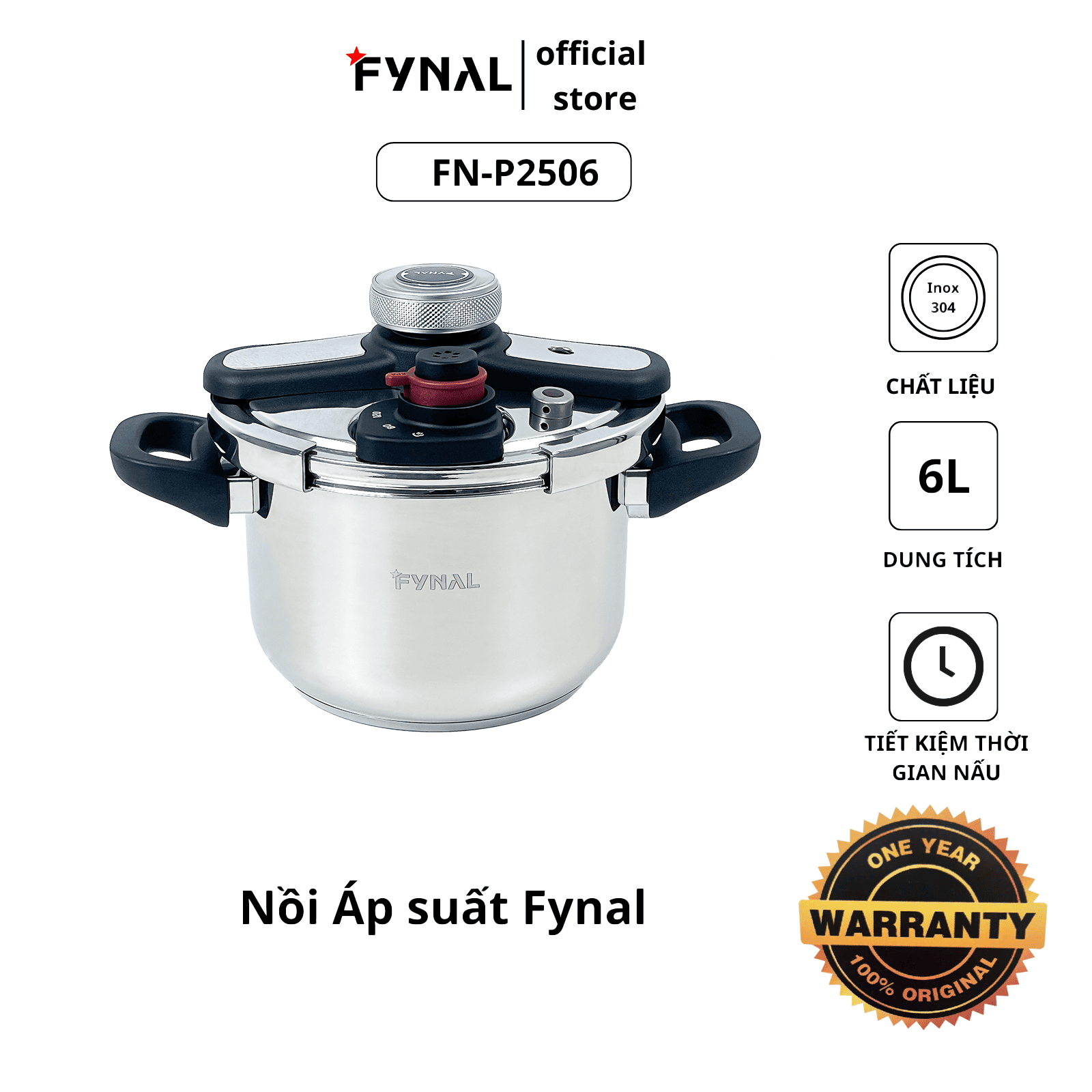 Nồi áp suất từ FN-P2506 - Ảnh 2