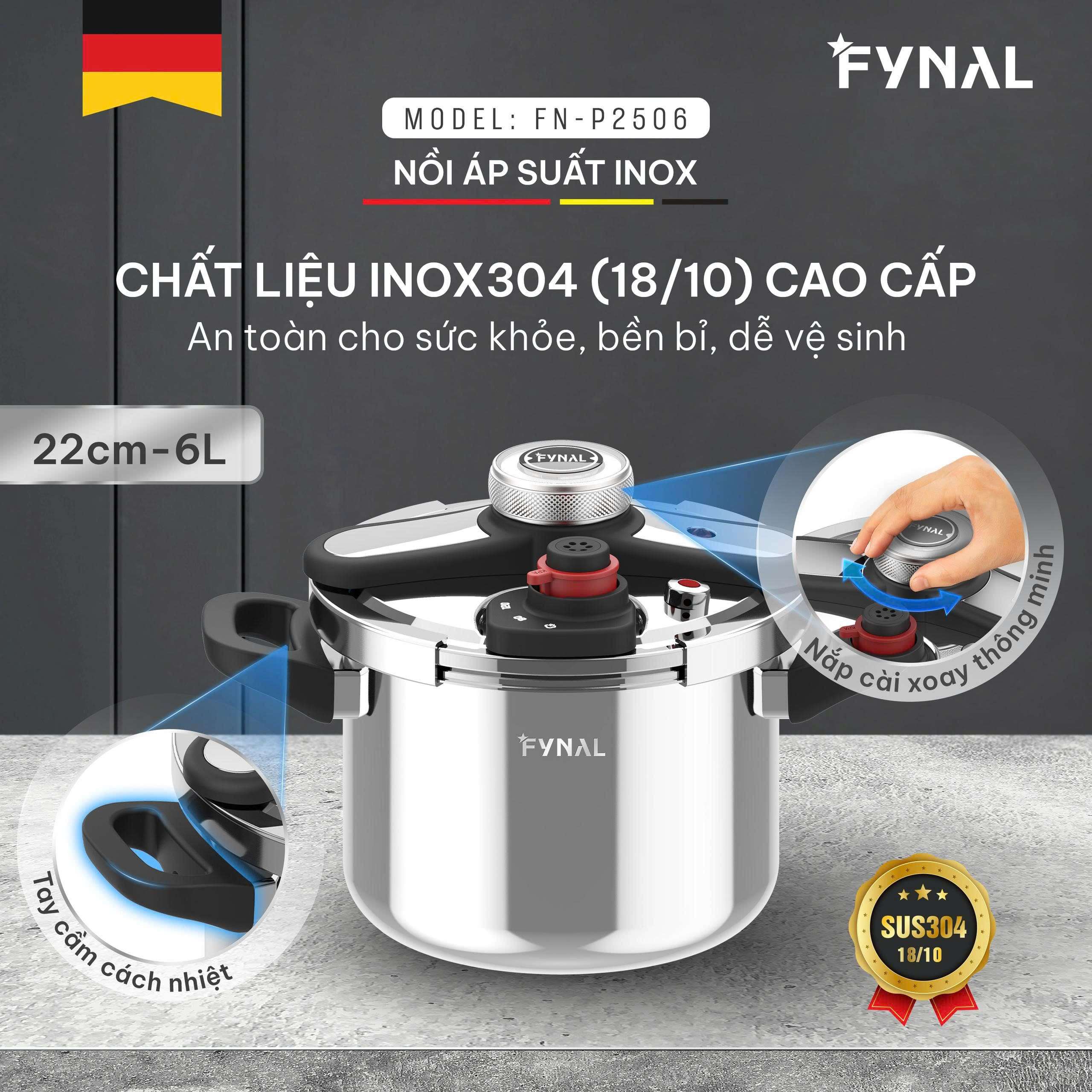 Nồi áp suất từ FN-P2506 - Ảnh 4